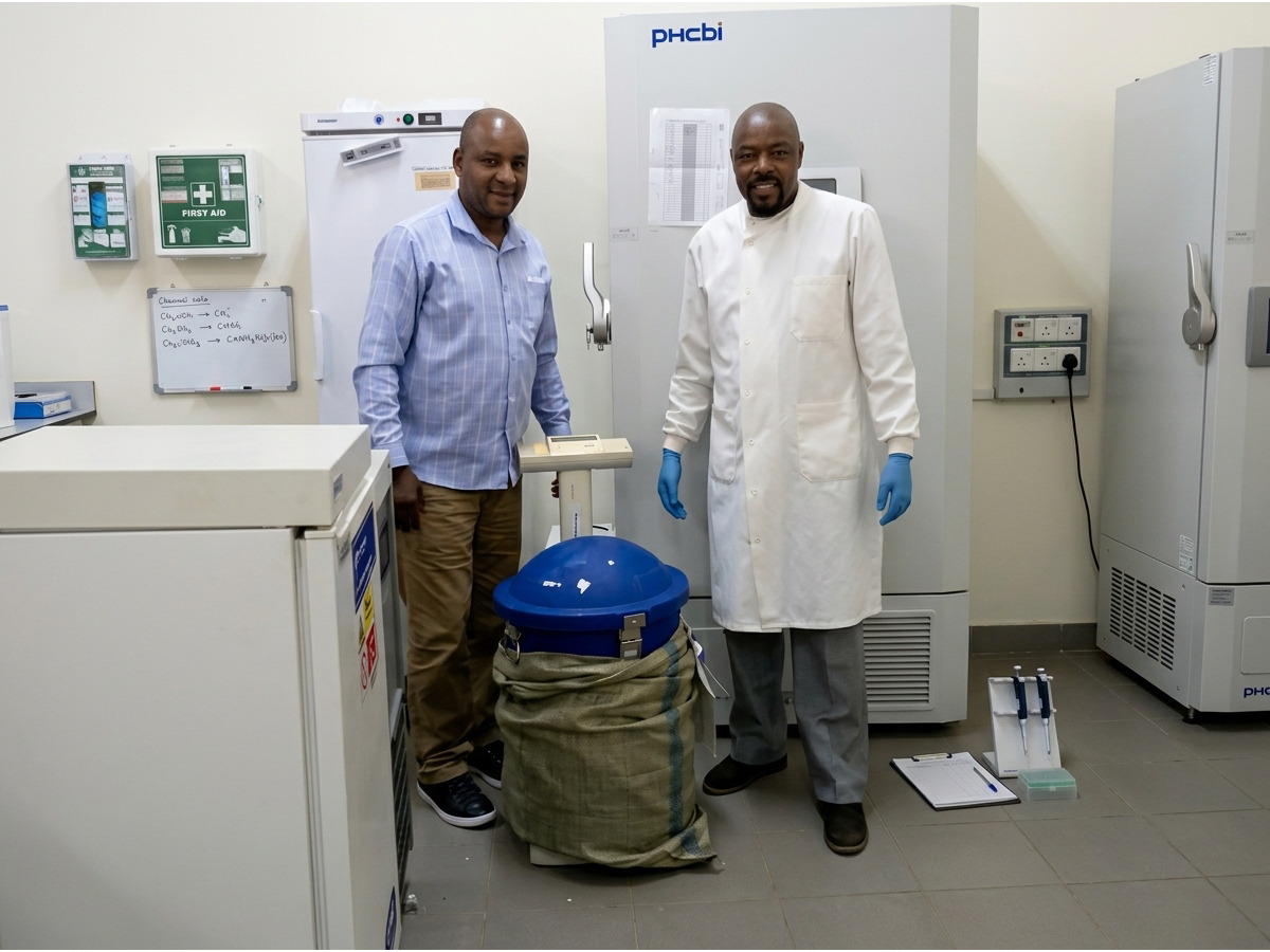 Courier and biological substance transport